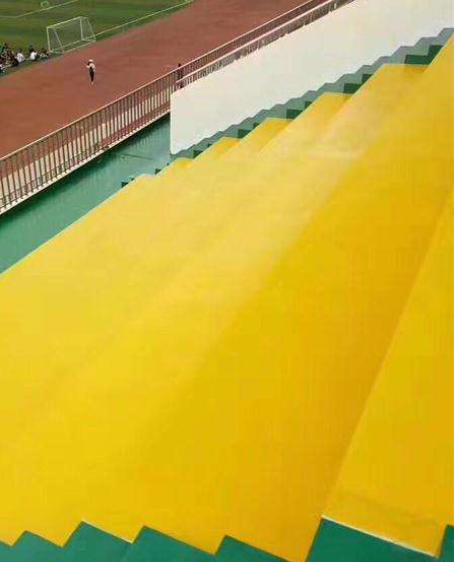 永丰球场台阶翻新修补改造